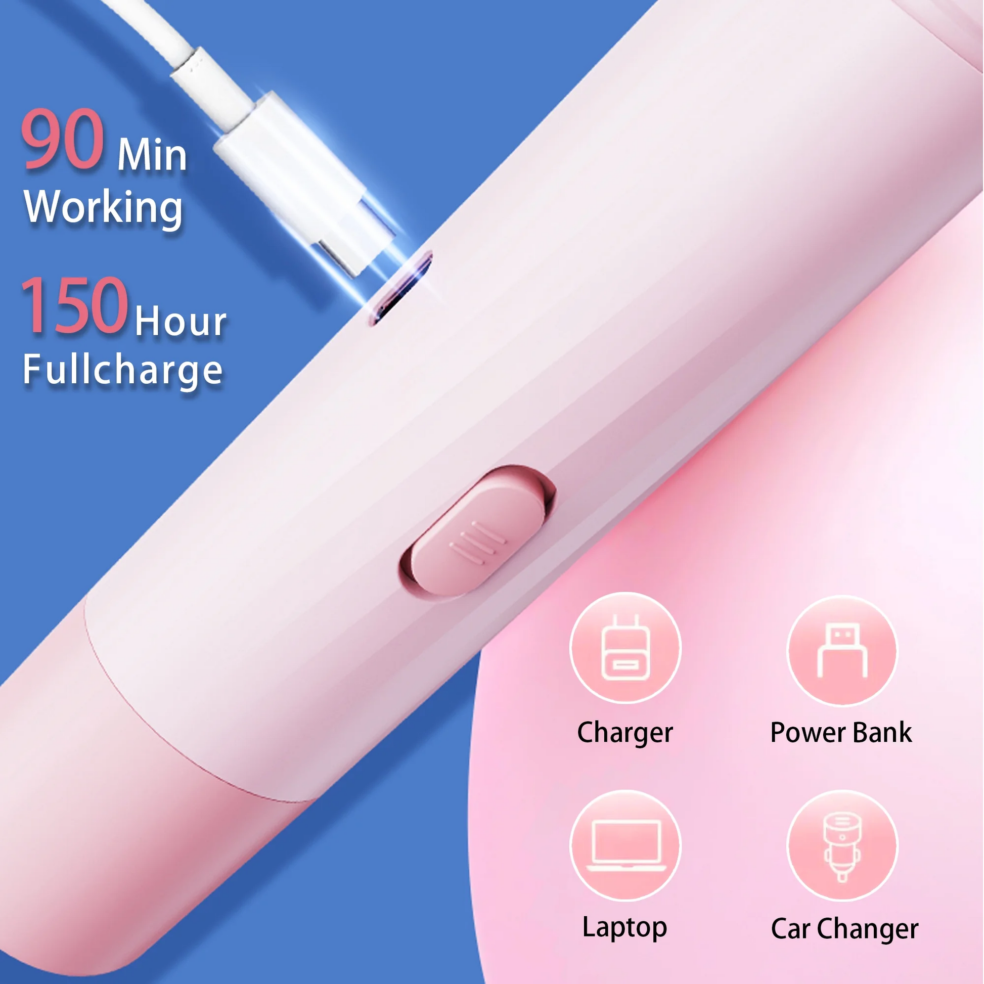 Bikini Trimmer for Women,2 in 1 Body/Facial Electric Razor Shaver for Bikini Underarm Leg Arm,Portable USB Rechargeable IPX7 Waterproof Wet Dry Use