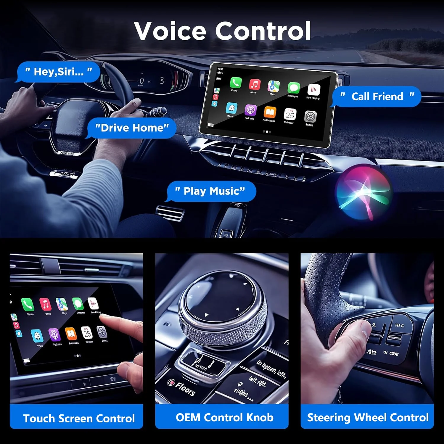 VANECL Wireless Carplay Adapter for Apple Carplay, CarPlay Wireless Adapter Converts Wired to Wireless, Plug and Play & Zero Latency Dongle for iPhone 6+