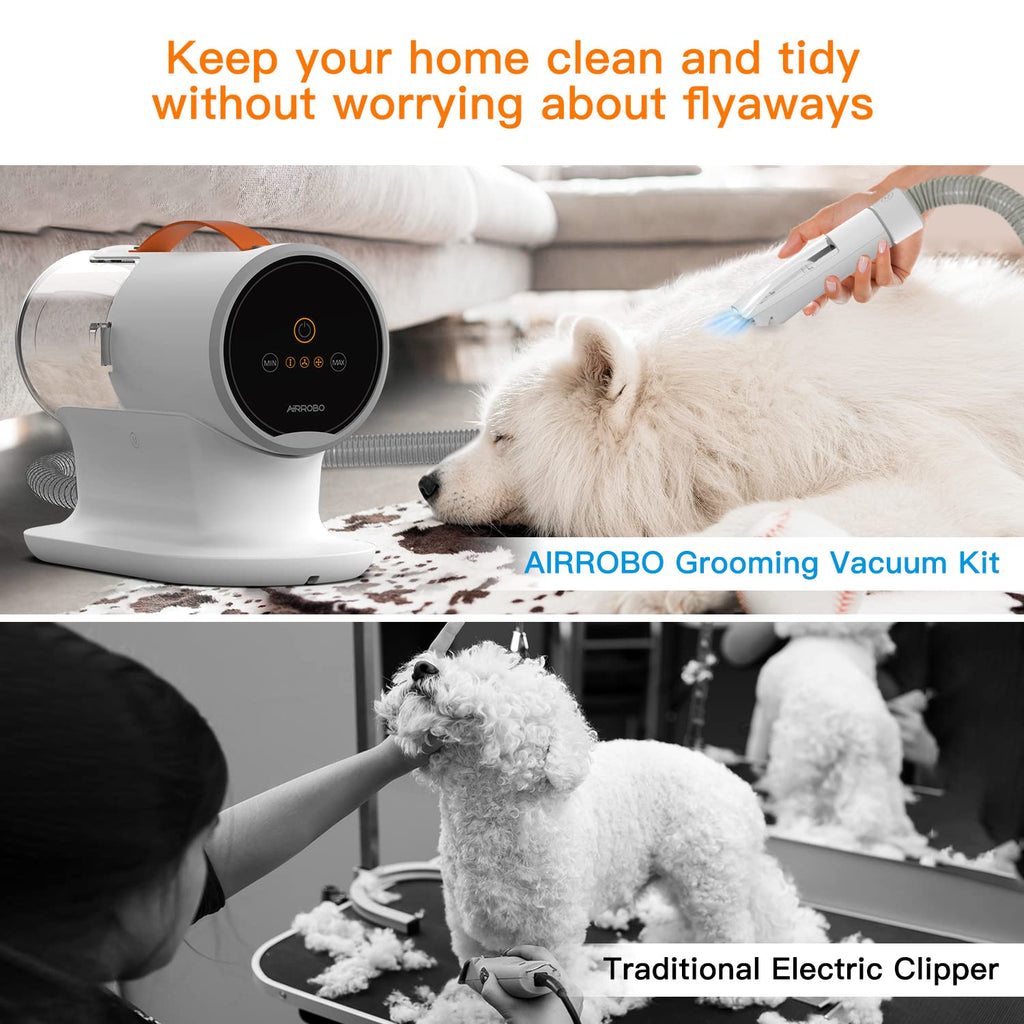 5 in 1 Dog Grooming Kit,2L Large Capacity Dog Grooming Vacuum,12000pa Electric Dog Clippers Set for Dog/Cat