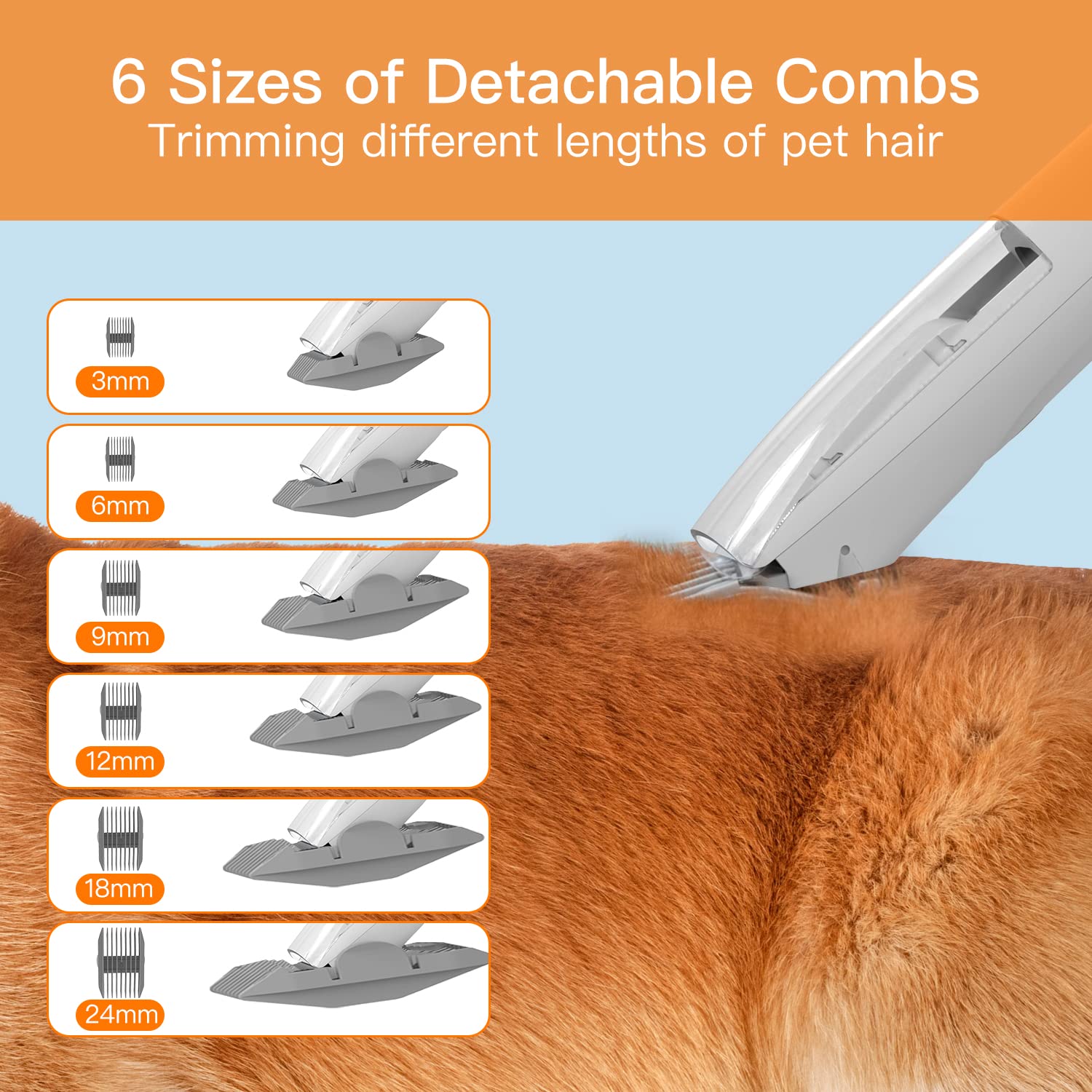5 in 1 Dog Grooming Kit,2L Large Capacity Dog Grooming Vacuum,12000pa Electric Dog Clippers Set for Dog/Cat